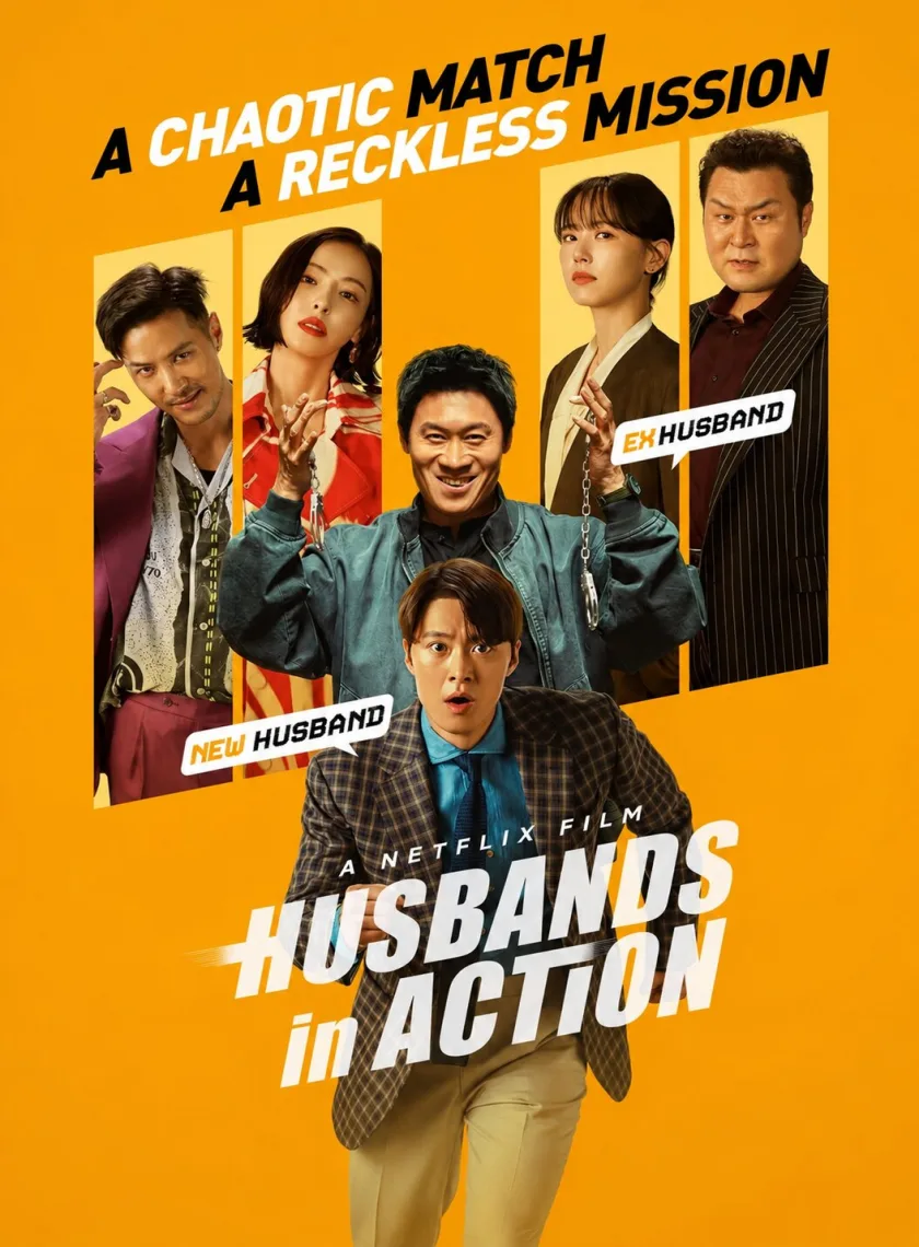 Husbands in Action (2026) (Hindi + English) Dual Audio Hollywood Movie HD