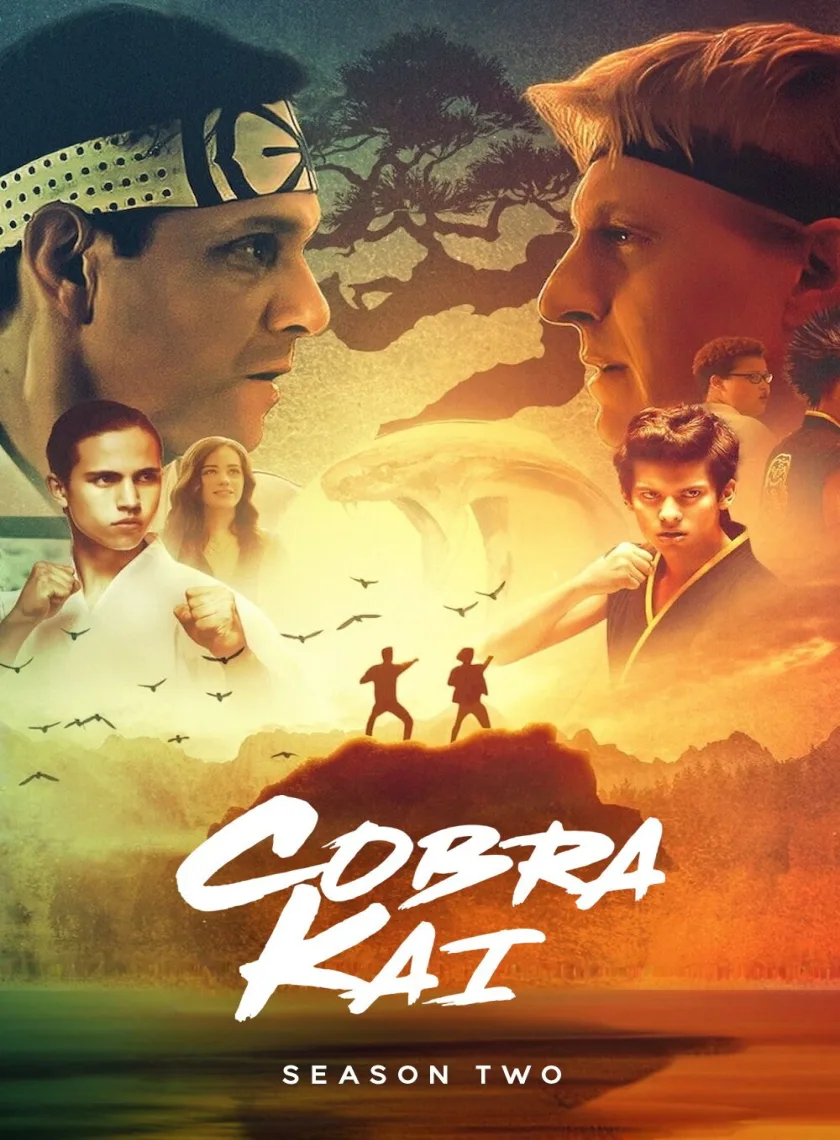 Cobra Kai S02 (2019) (Hindi + English) Dual Audio Completed Web Series HEVC ESub