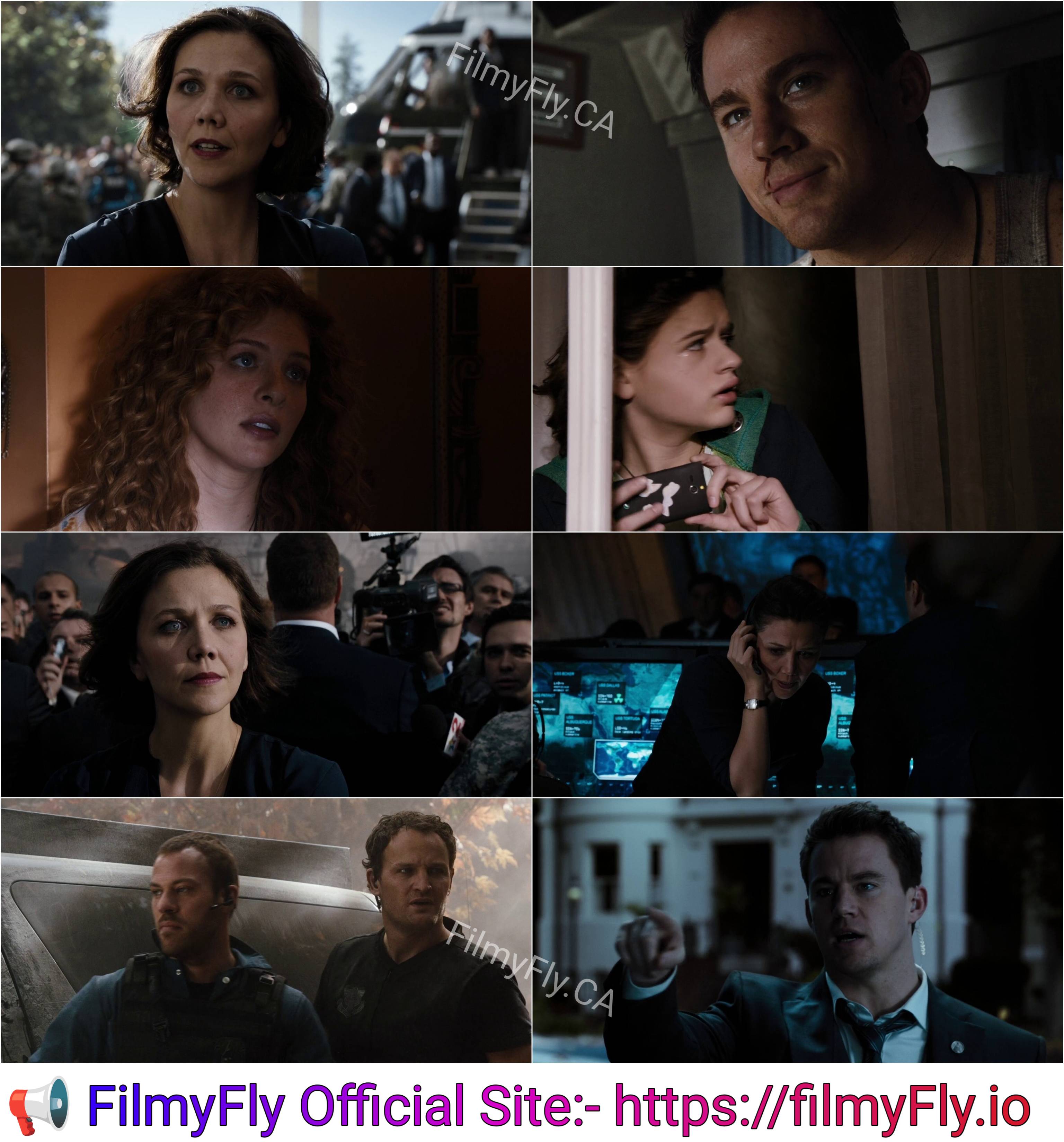 White House Down (2013) (Hindi + English) Dual Audio Hollywood Movie BluRay HD ESub screenshot