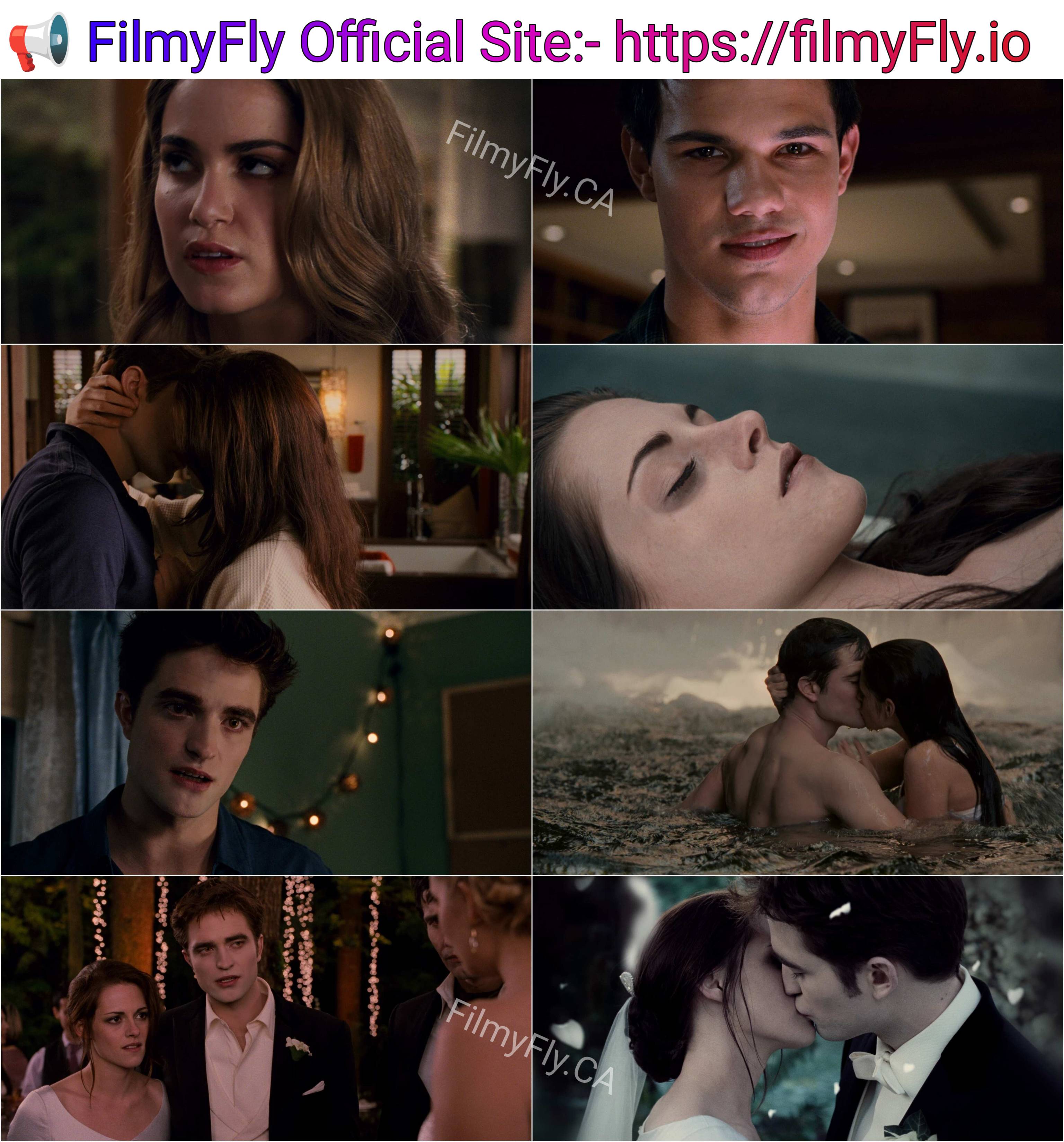 The Twilight Saga - Breaking Dawn - Part 1 (2011) (Hindi + English) Dual Audio Hollywood Movie HD ESub screenshot