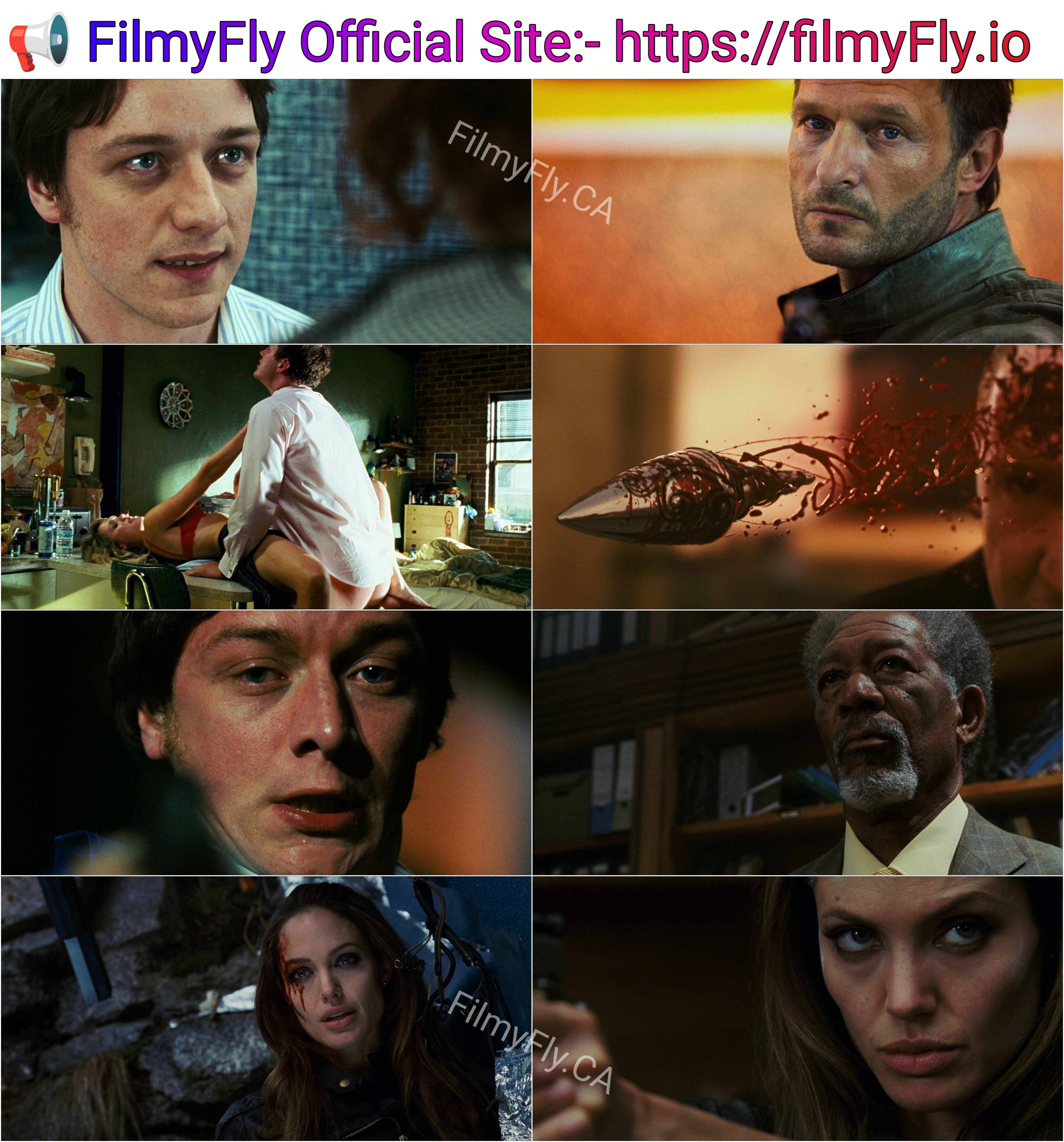 Wanted (2008) (Hindi + English) Dual Audio Hollywood Movie BluRay HD ESub screenshot