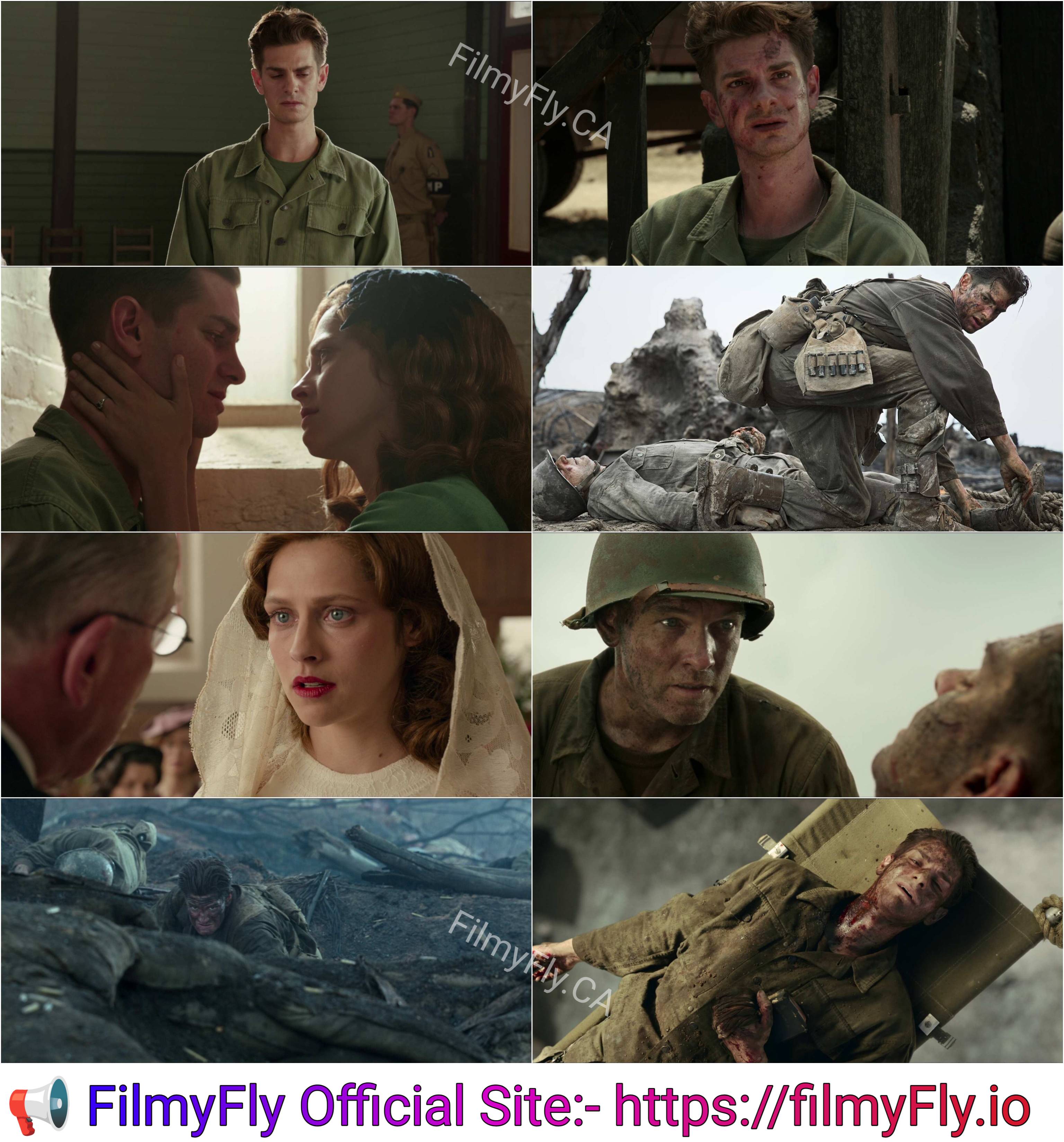 Hacksaw Ridge (2016) (Hindi HQ + English) Dual Audio Hollywood Movie BluRay HD ESub screenshot